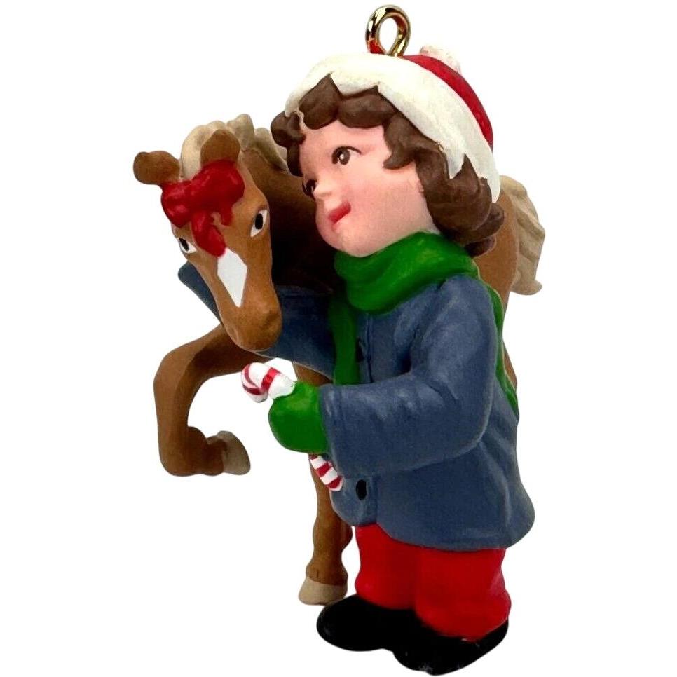 1991 Sweet Talk - Horse Hallmark Ornament (Animal) QX5367