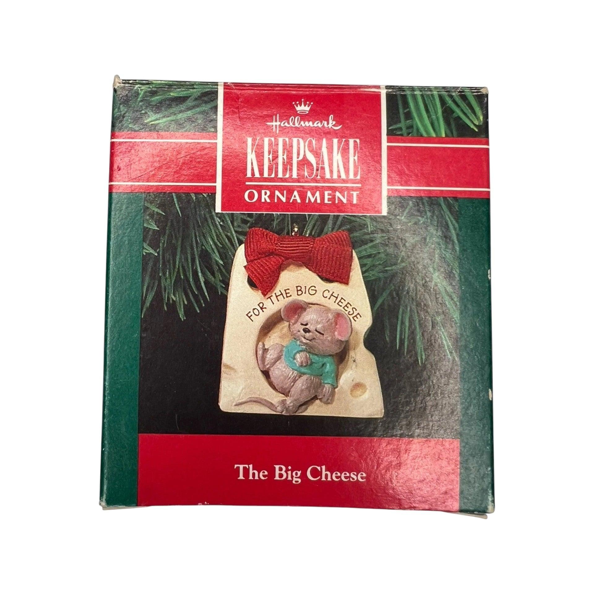 1991 The Big Cheese Hallmark Ornament (Mouse) QX5327 Image2