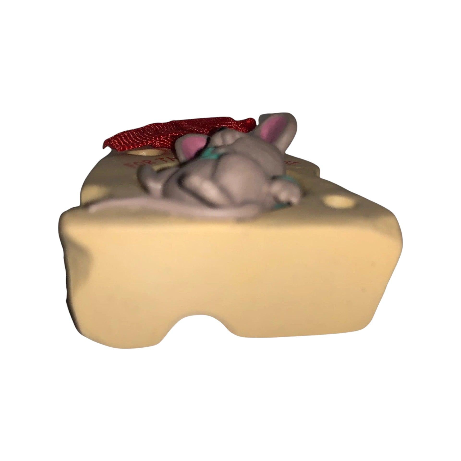 1991 The Big Cheese Hallmark Ornament (Mouse) QX5327 Image6