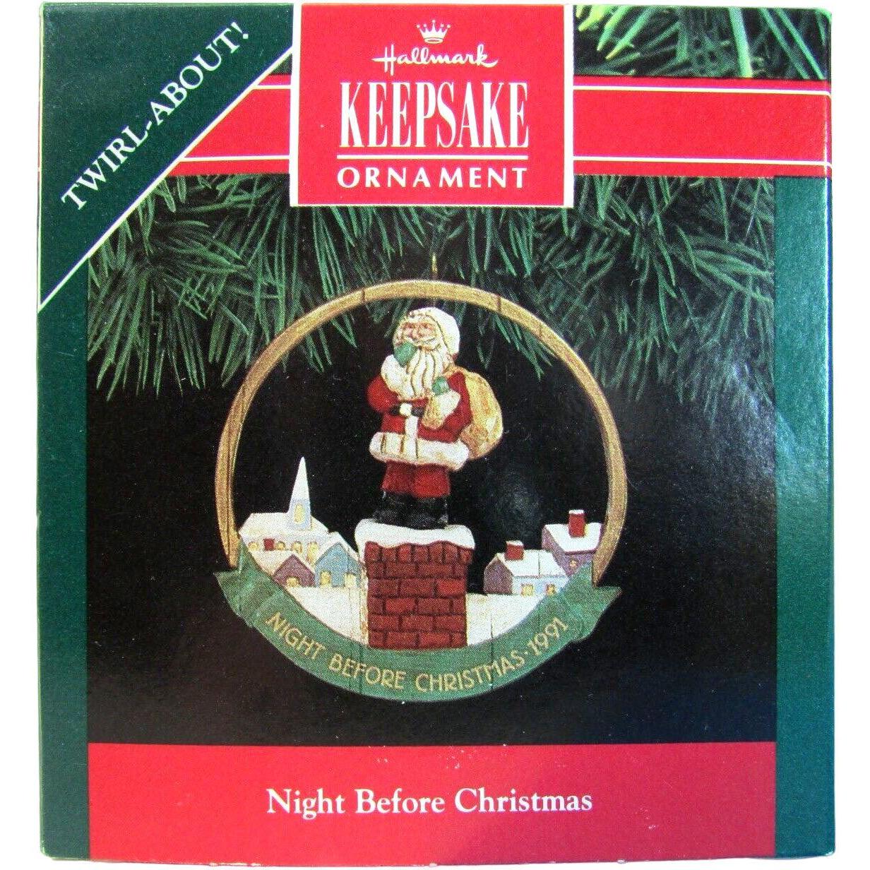 1991 The Night Before Christmas Hallmark Ornament (The Night Before Christmas) QX5307