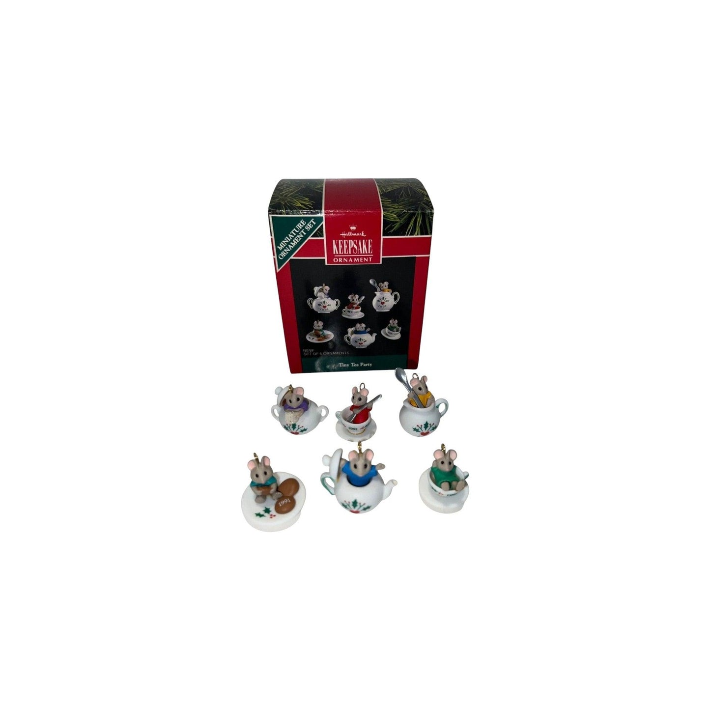 1991 Tiny Tea Party Set (Six Mice)