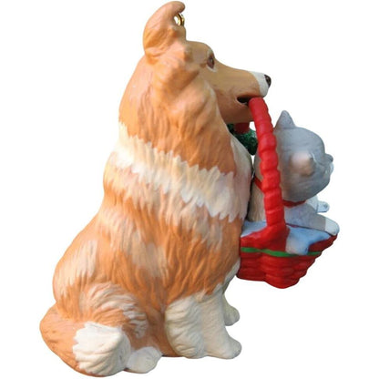 1991 Tramp and Laddie Hallmark Ornament (Dog & Cat) QX4397