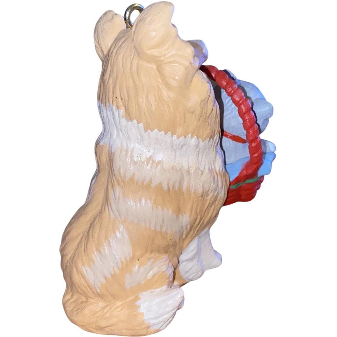 1991 Tramp and Laddie Hallmark Ornament (Dog & Cat) QX4397