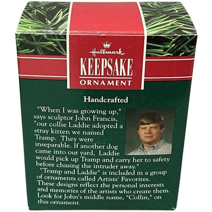 1991 Tramp and Laddie Hallmark Ornament (Dog & Cat) QX4397