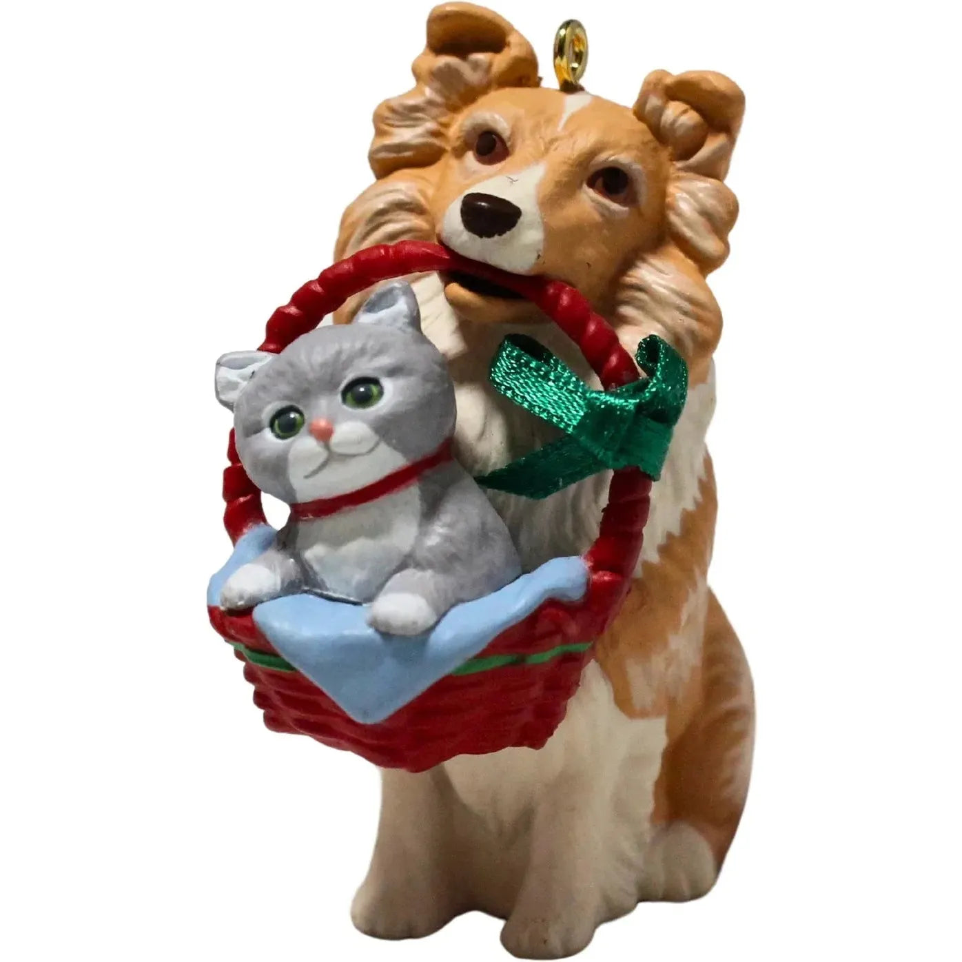 1991 Tramp and Laddie Hallmark Ornament (Dog & Cat) QX4397