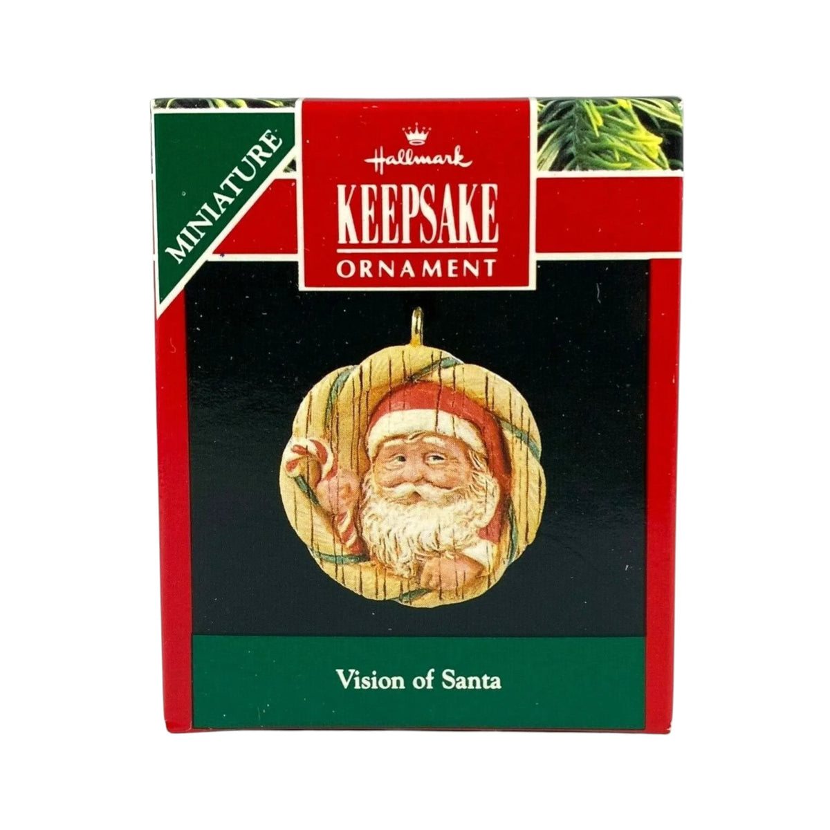 1991 Vision of Santa (Santa Claus) Hallmark Ornament QXM593-7 Image2
