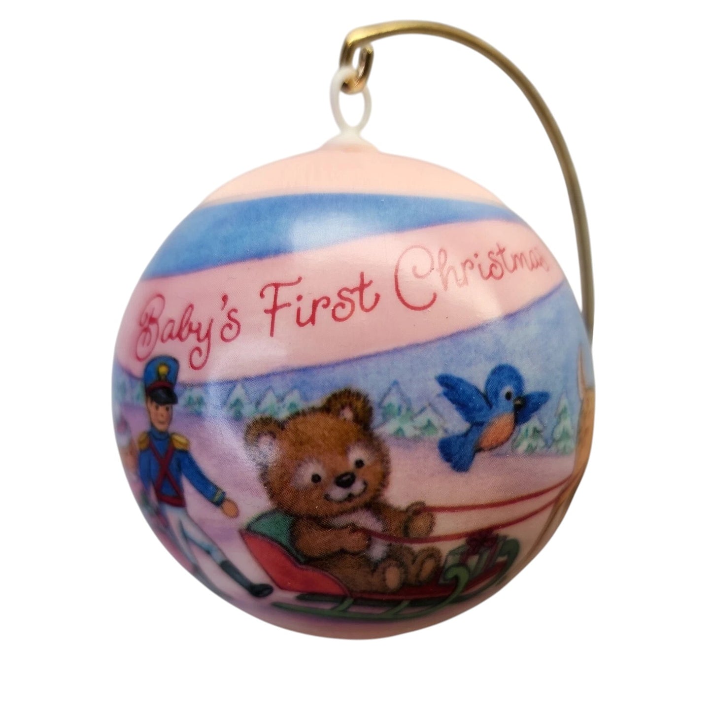 1992 Baby's First Christmas- Baby Girl Hallmark Ornament (Baby's First Christmas) QX2204