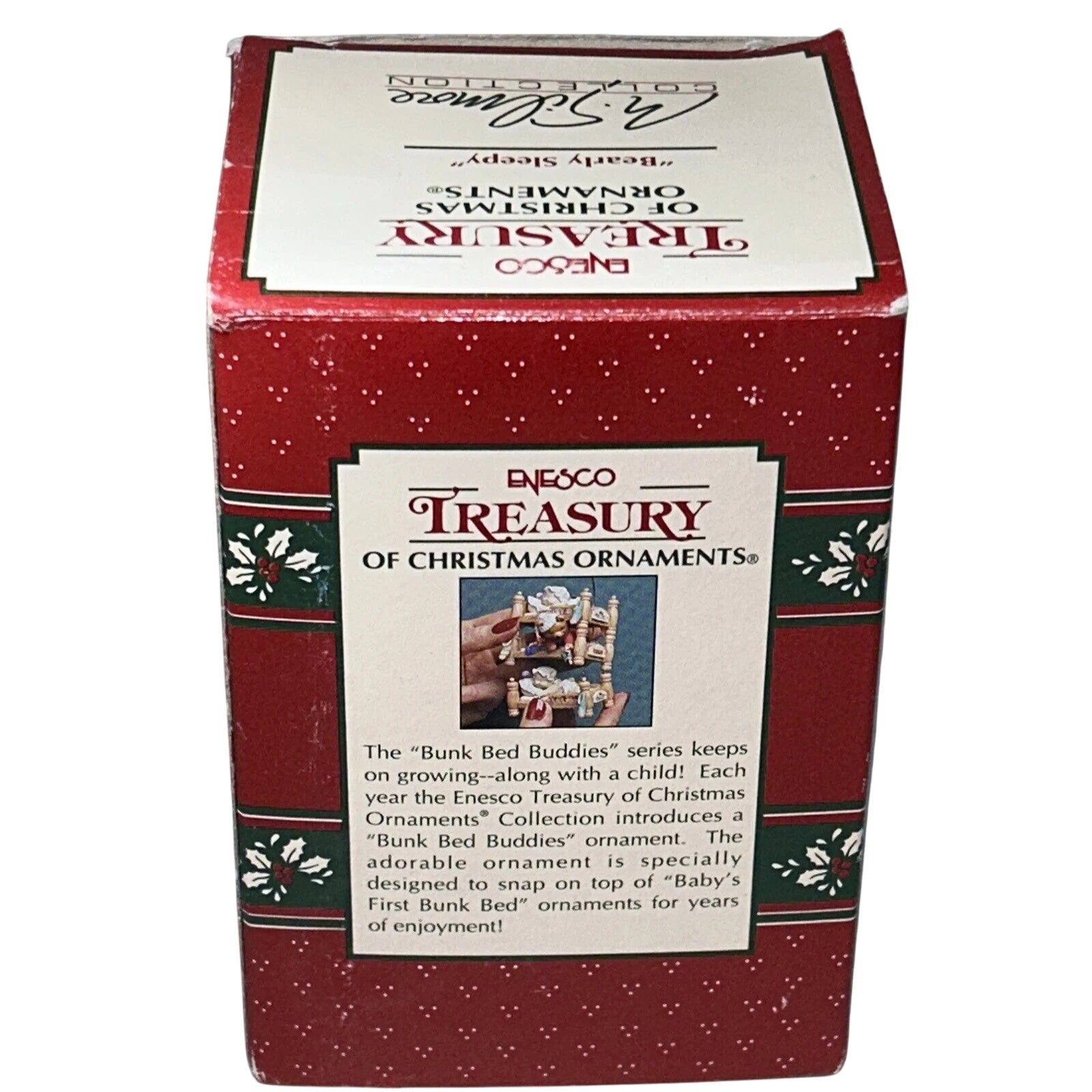 1992 Bearly Sleepy - Bunk Bed Buddies Enesco Ornament (Teddy Bear) 578029