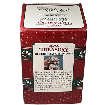 1992 Bearly Sleepy - Bunk Bed Buddies Enesco Ornament (Teddy Bear) 578029