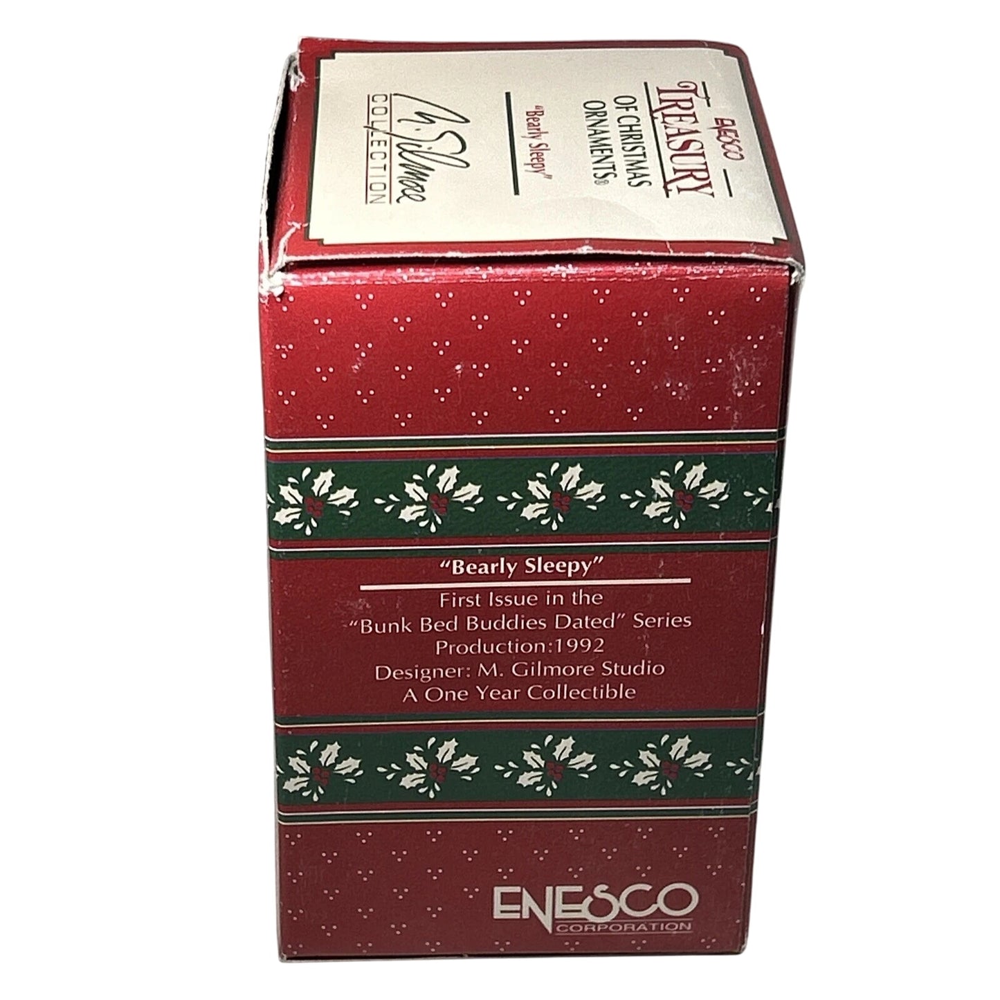 1992 Bearly Sleepy - Bunk Bed Buddies Enesco Ornament (Teddy Bear) 578029