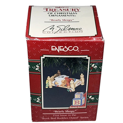 1992 Bearly Sleepy - Bunk Bed Buddies Enesco Ornament (Teddy Bear) 578029