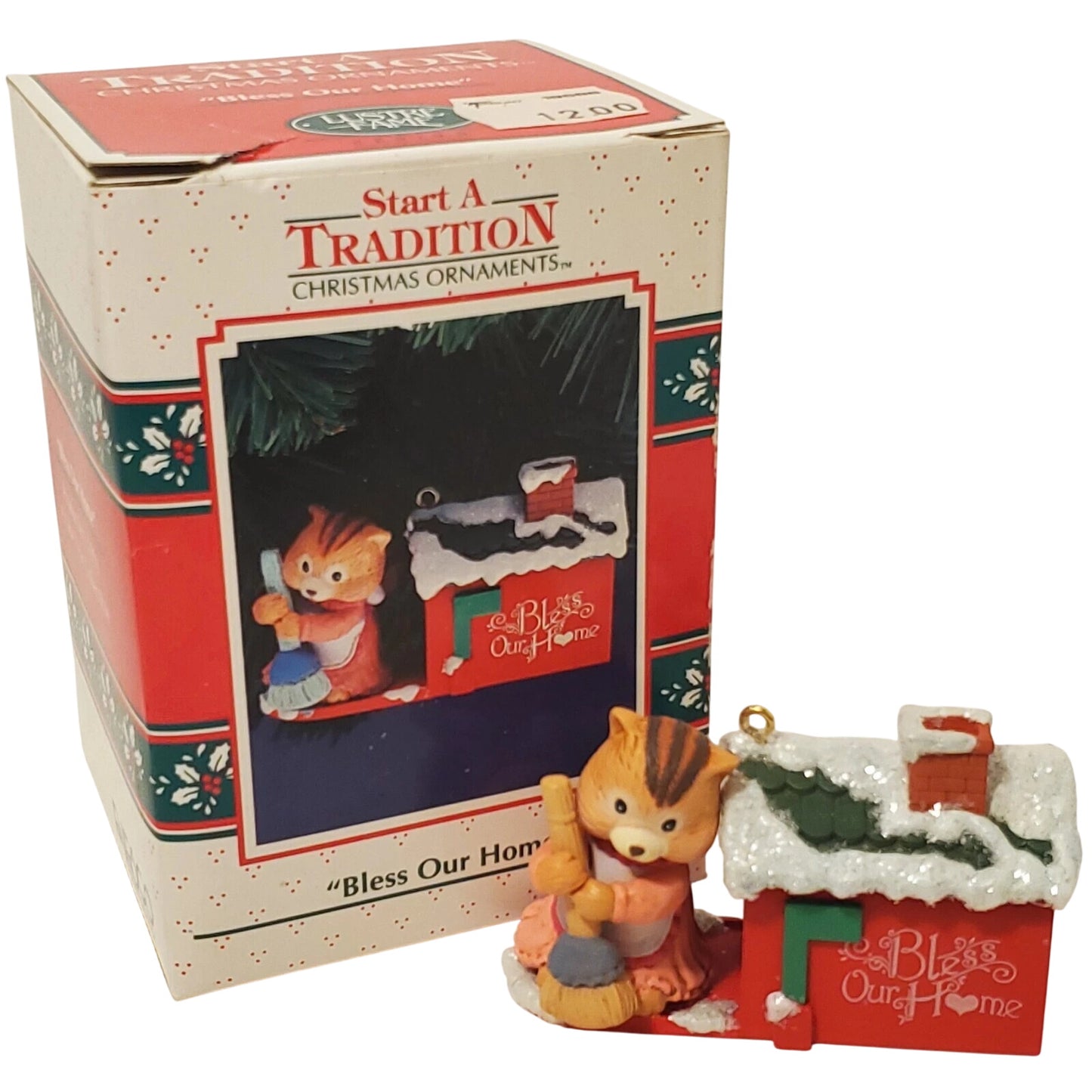 1992 Bless Our Home Enesco Ornament (Protective Animal) 595772