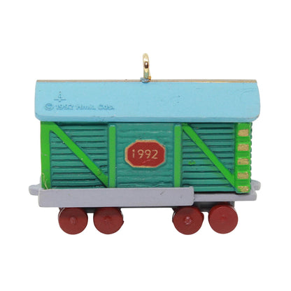 1992 Box Car Hallmark Ornament (Noel R.R.) QXM5441