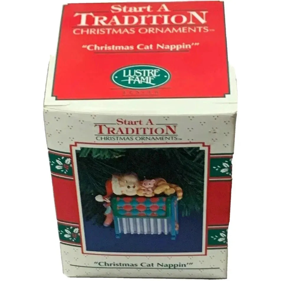 1992 Christmas Cat Nappin (Kitten)