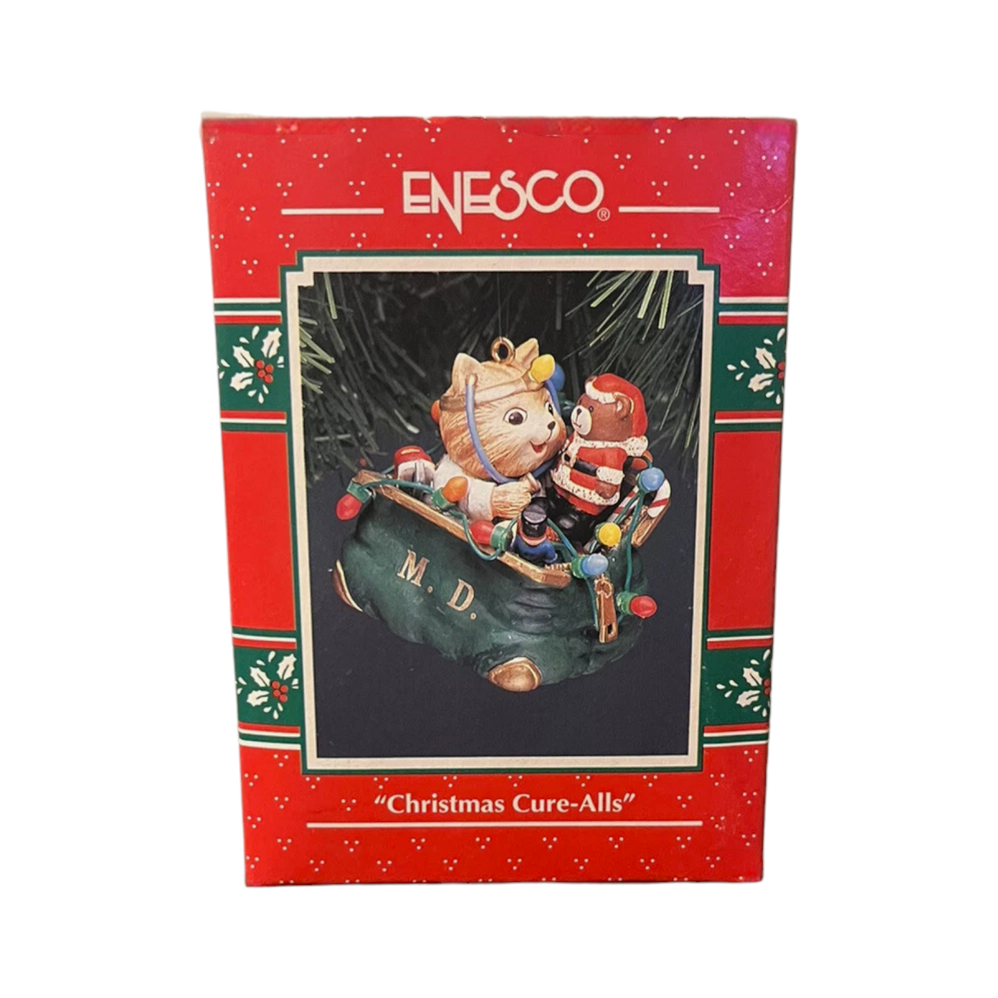 1992 Christmas Cure‑Alls Enesco Ornament (Kitten) 588938