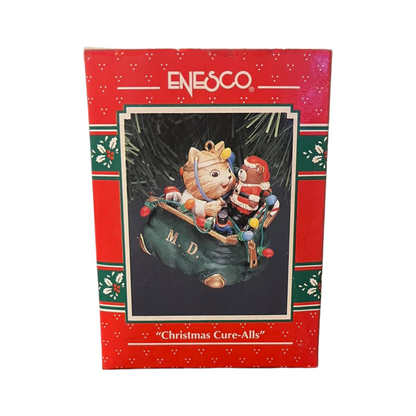 1992 Christmas Cure‑Alls Enesco Ornament (Kitten) 588938