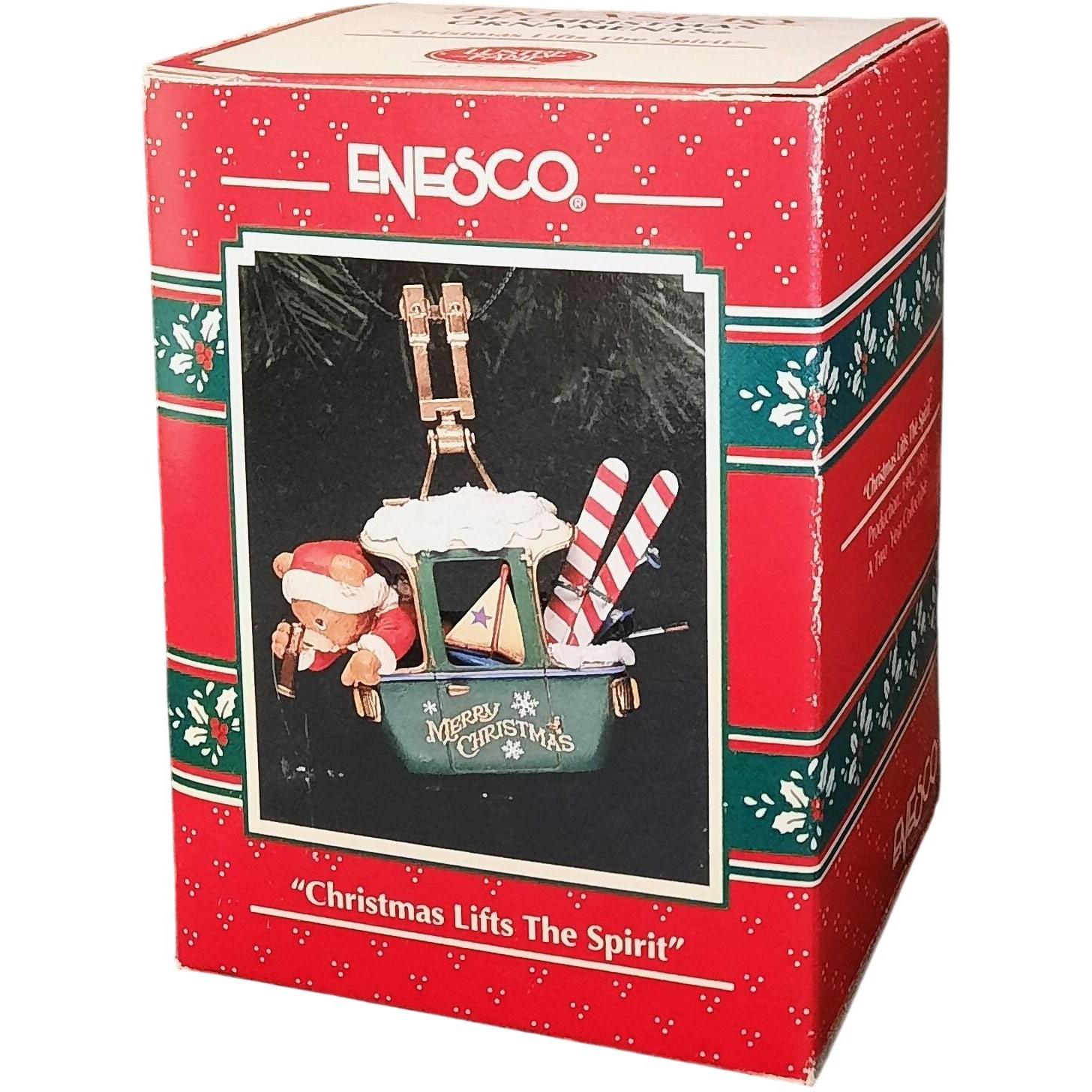1992 Christmas Lifts the Spirit Enesco Ornament (Treasury of Christmas) 582018