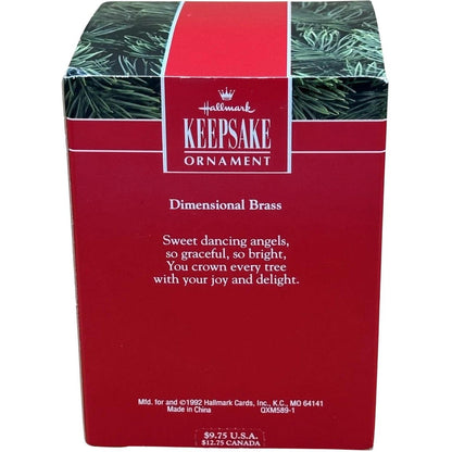 1992 Dancing Angels Tree Topper Hallmark Ornament (Angel) QXM5891