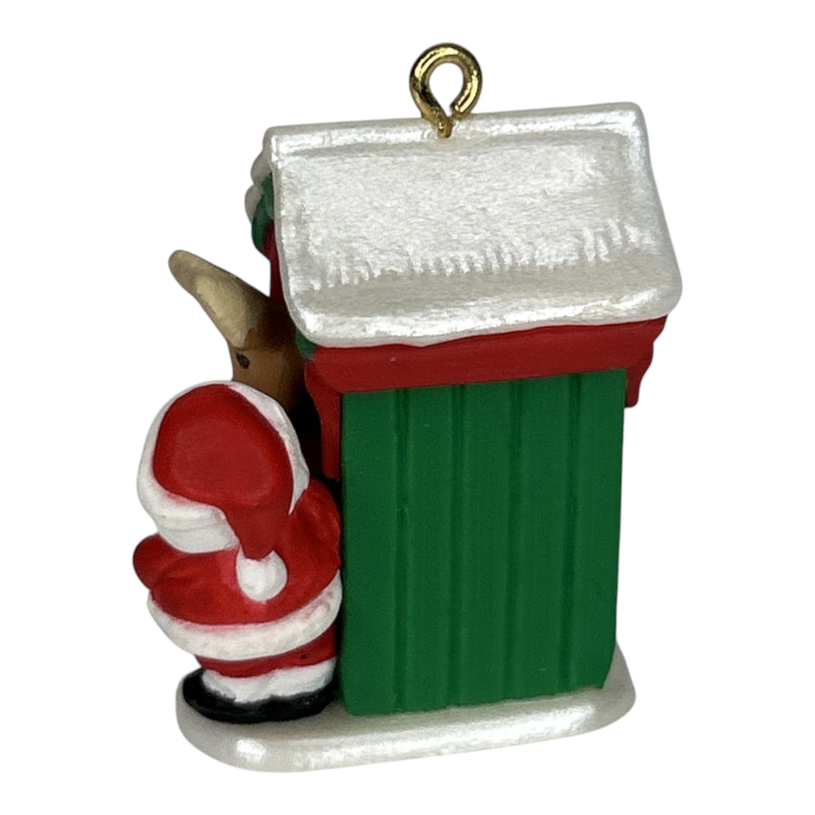 1992 Feeding Time Hallmark Ornament (Santa Claus) QXM5481