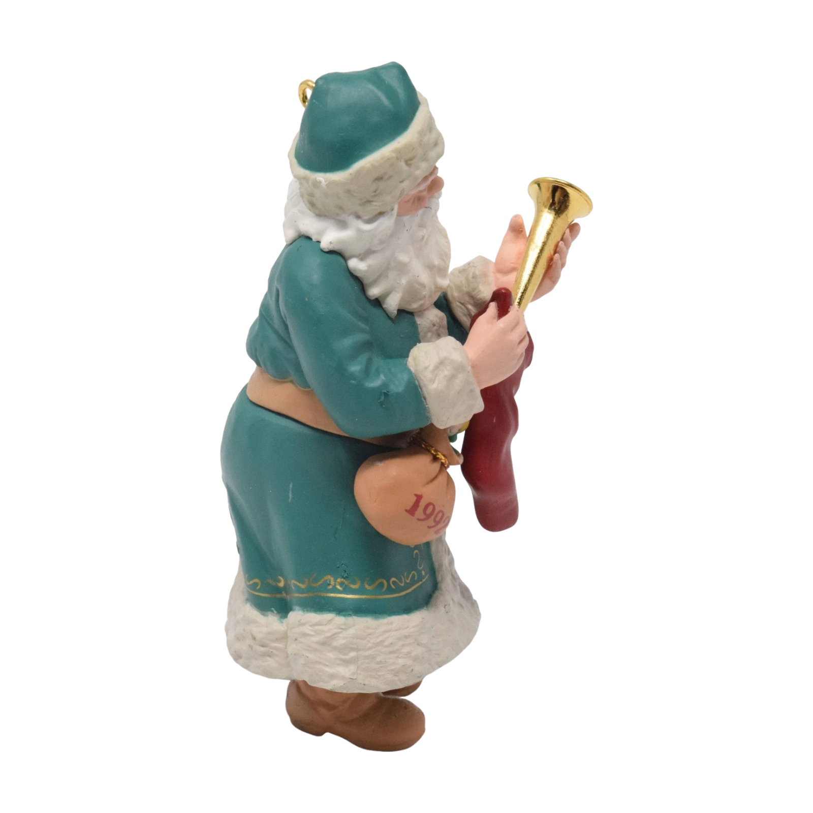 1992 Filling the Stocking Hallmark Ornament (Merry Olde Santa) QX4414