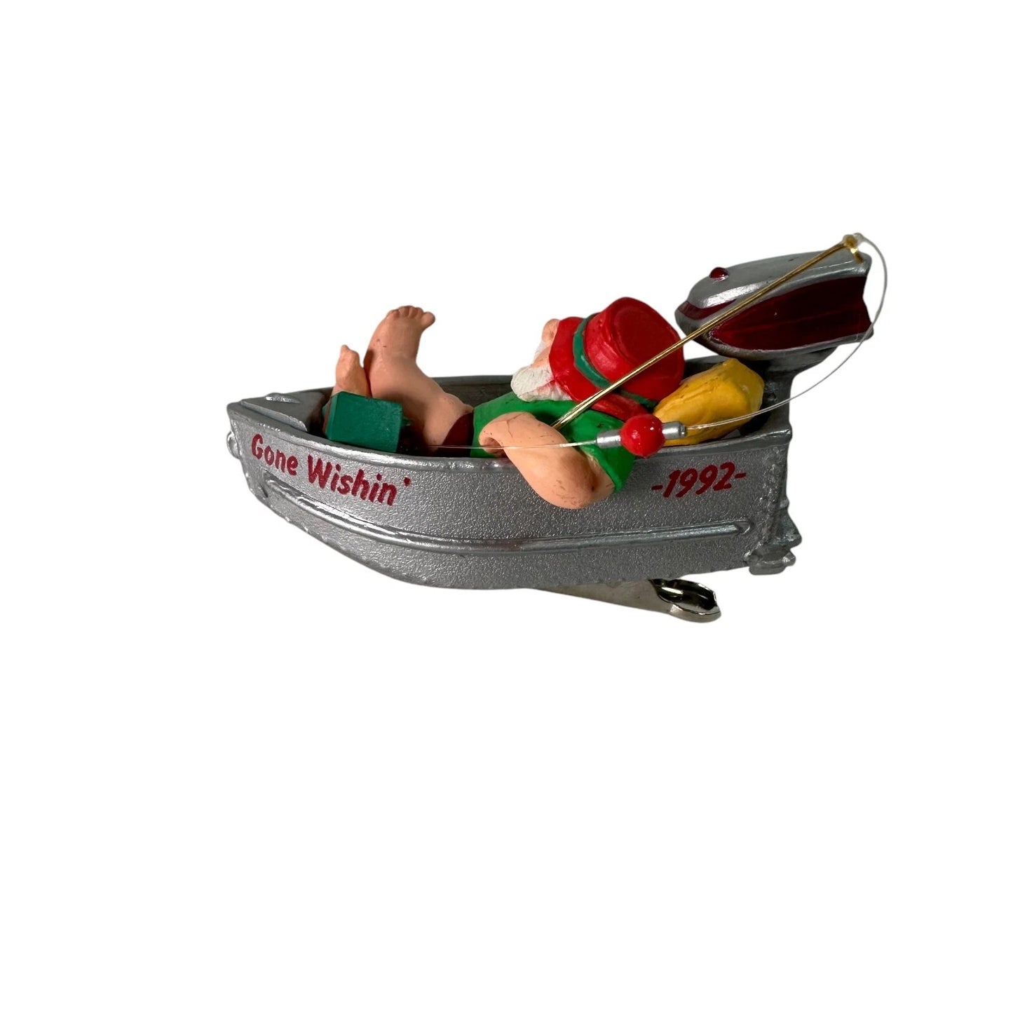 1992 Gone Wishin' Hallmark Ornament (Fishing) QX5171