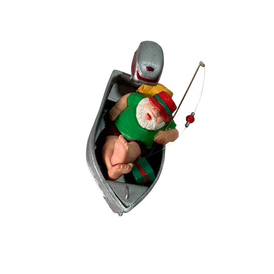 1992 Gone Wishin' Hallmark Ornament (Fishing) QX5171