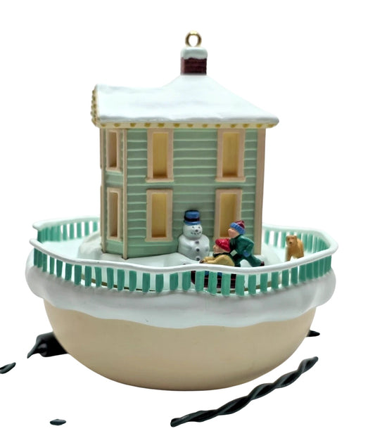 1992 Good Sledding Ahead Hallmark Ornament (Sled) QLX7244