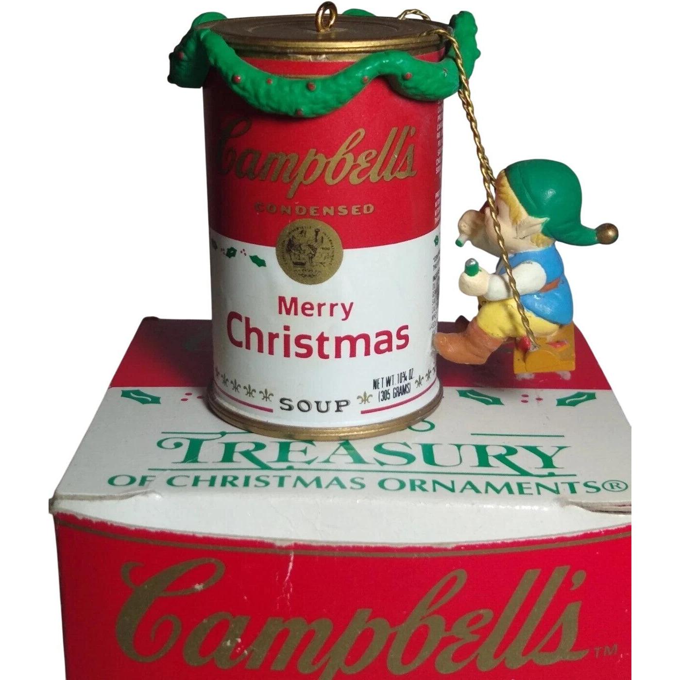 1992 "Have A Soup-er Christmas" - Frist Issue in the "Campbell's Series" (Enesco)