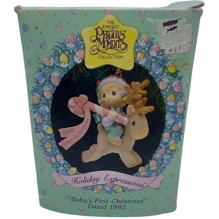 1992 Holiday Expressions - "Baby's First Christmas" (Precious Moments)