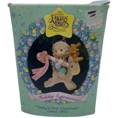 1992 Holiday Expressions - "Baby's First Christmas" (Precious Moments)