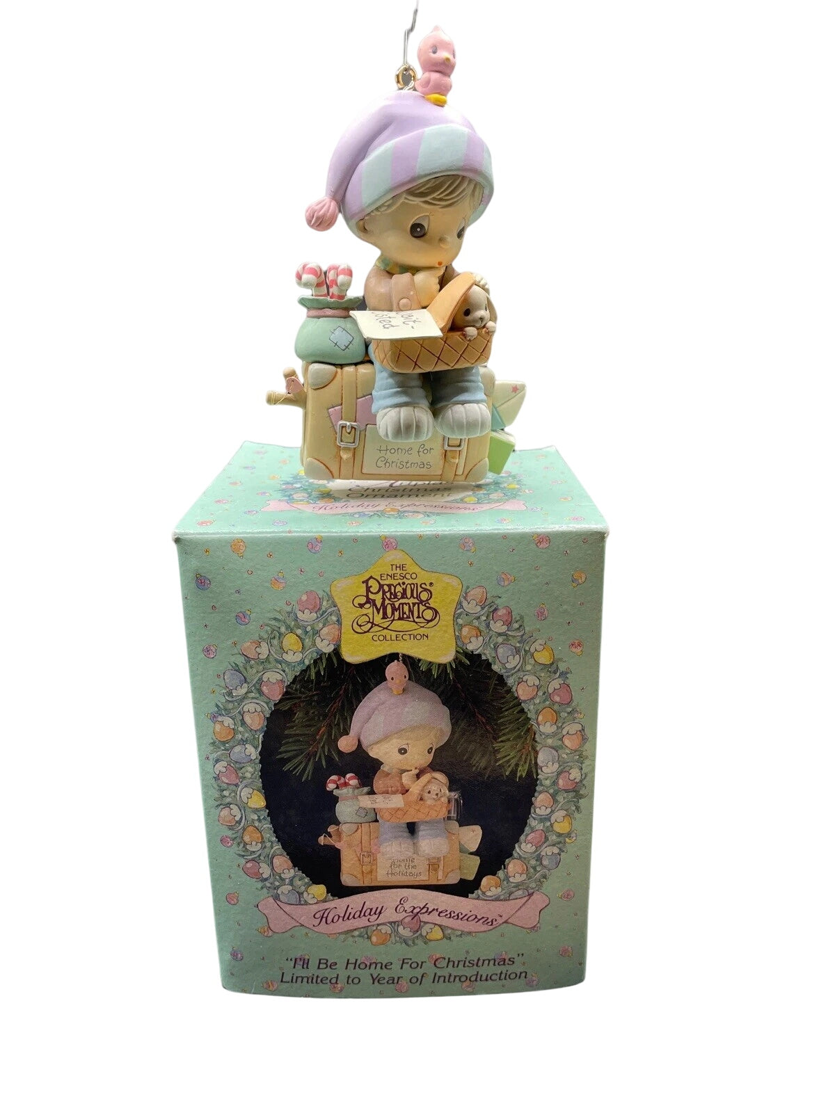 1992 Holiday Expressions - "I'll Be Home for Christmas" (Precious Moments)