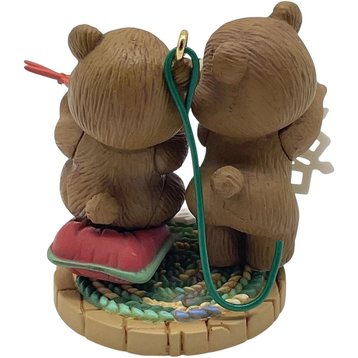 1992 Holiday Helpers Carlton Cards Ornaments (Teddy Bear) 120491-2