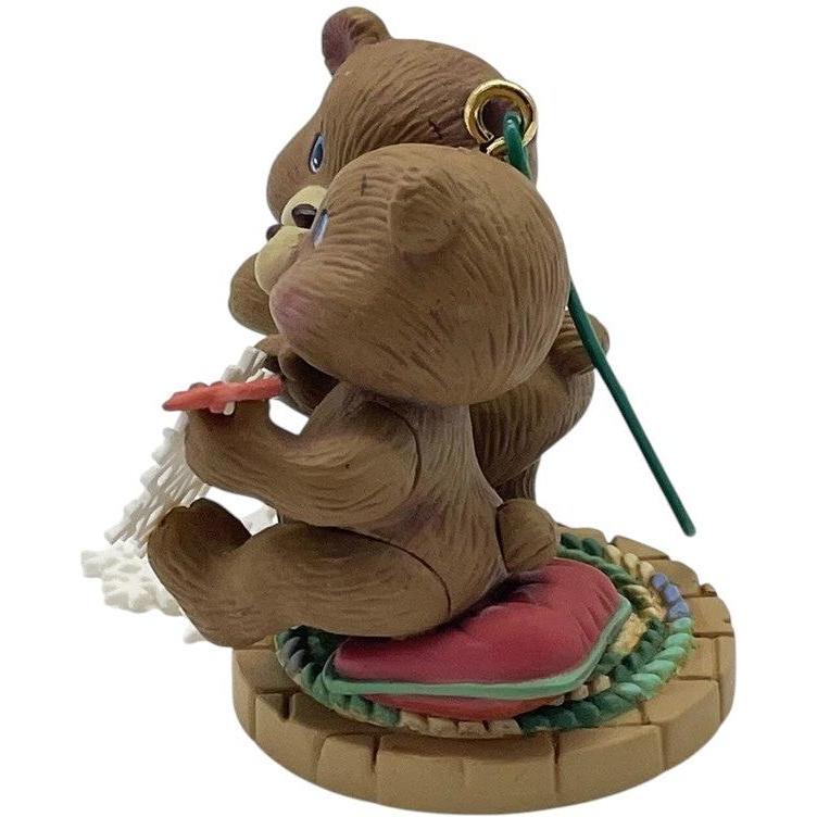 1992 Holiday Helpers Carlton Cards Ornaments (Teddy Bear) 120491-2