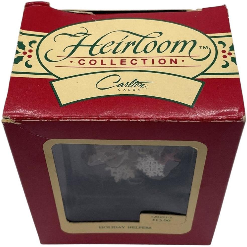 1992 Holiday Helpers Carlton Cards Ornaments (Teddy Bear) 120491-2