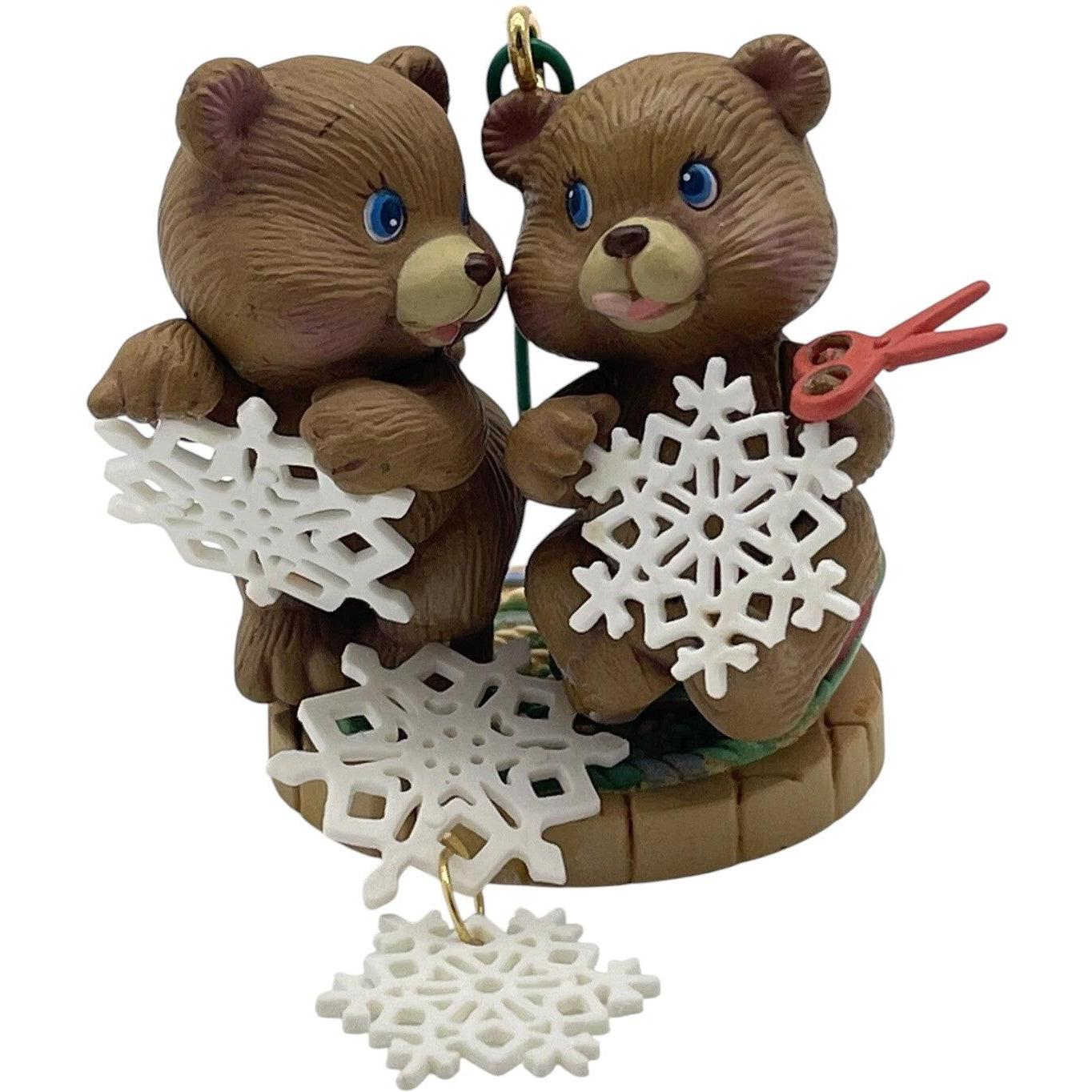 1992 Holiday Helpers Carlton Cards Ornaments (Teddy Bear) 120491-2