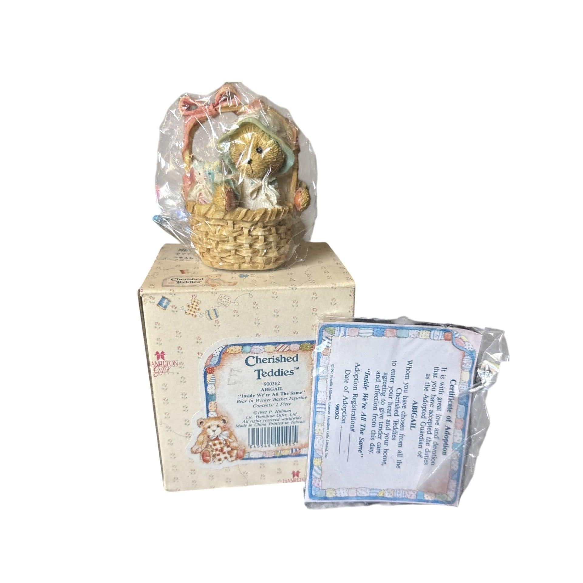 1992 Inside We're All The Same Enesco Ornament (Teddy Bear) 900362 900362