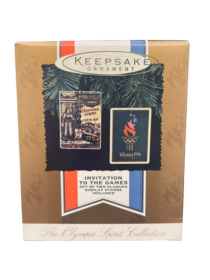 1992 Invitation to the Games Hallmark Ornament (Sports & Activities) QXE5511