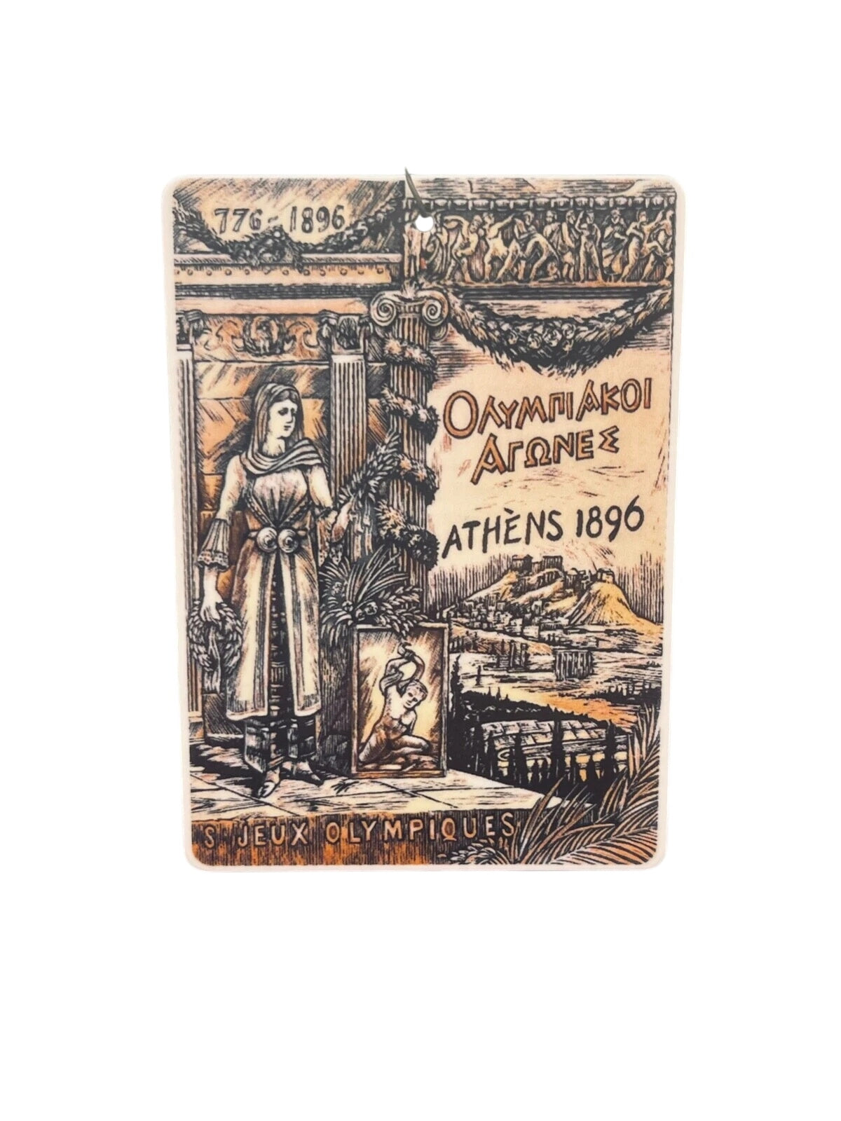 1992 Invitation to the Games Hallmark Ornament (Sports & Activities) QXE5511