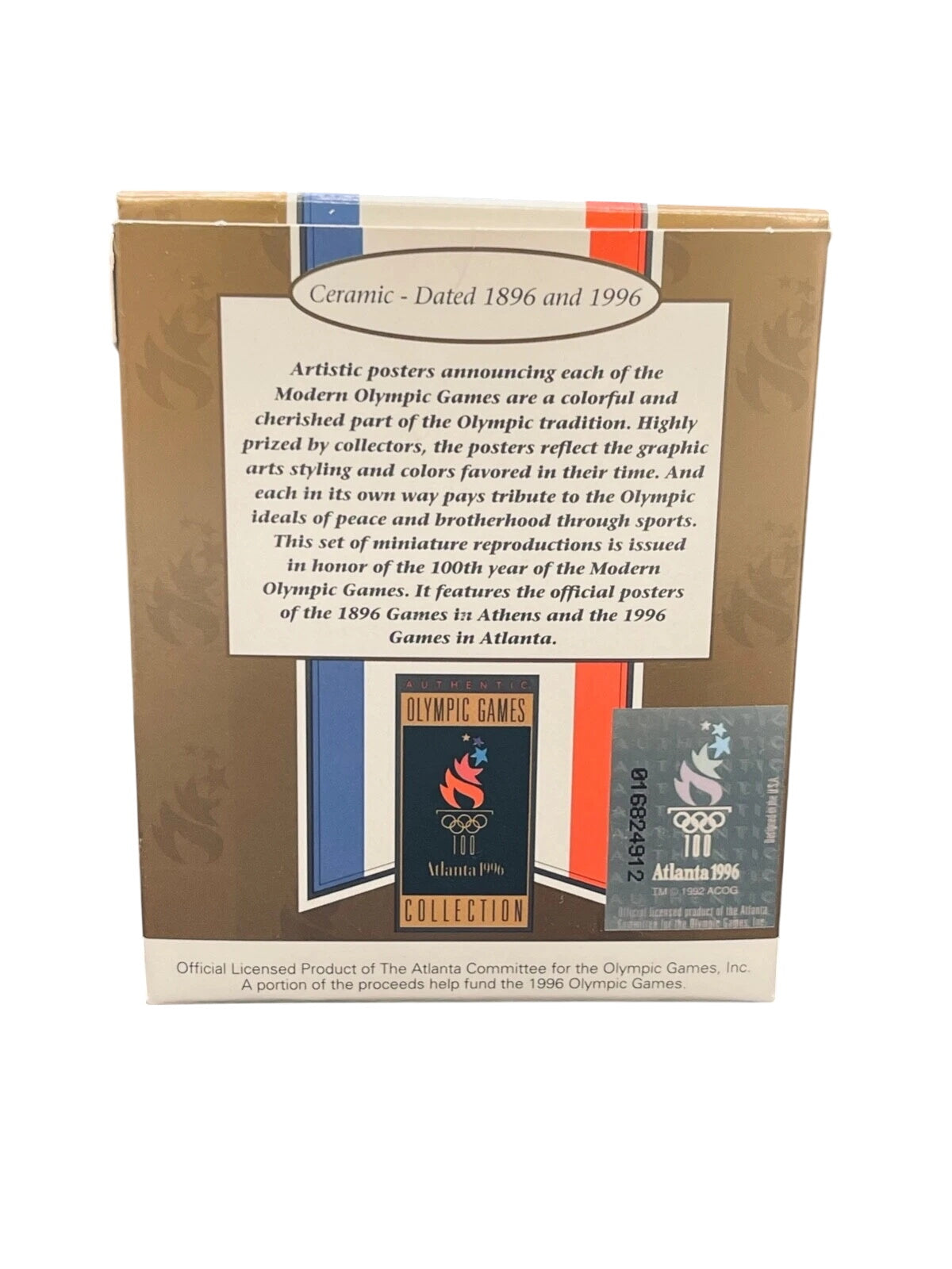 1992 Invitation to the Games Hallmark Ornament (Sports & Activities) QXE5511