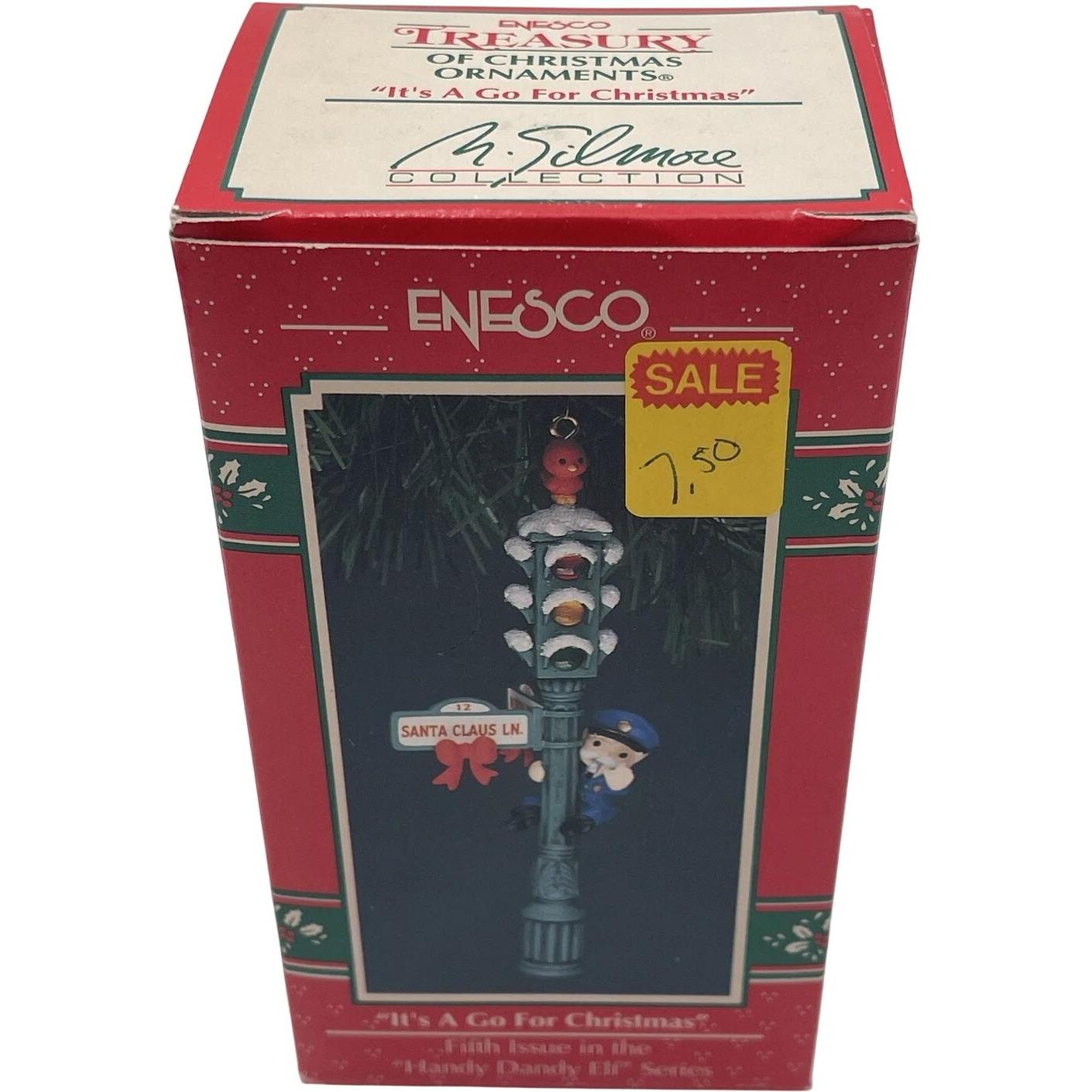 1992 It's a Go For Christmas - Fifth Issue in the "Handy Dandy Elf" Series Enesco Ornament (Bird) 587095