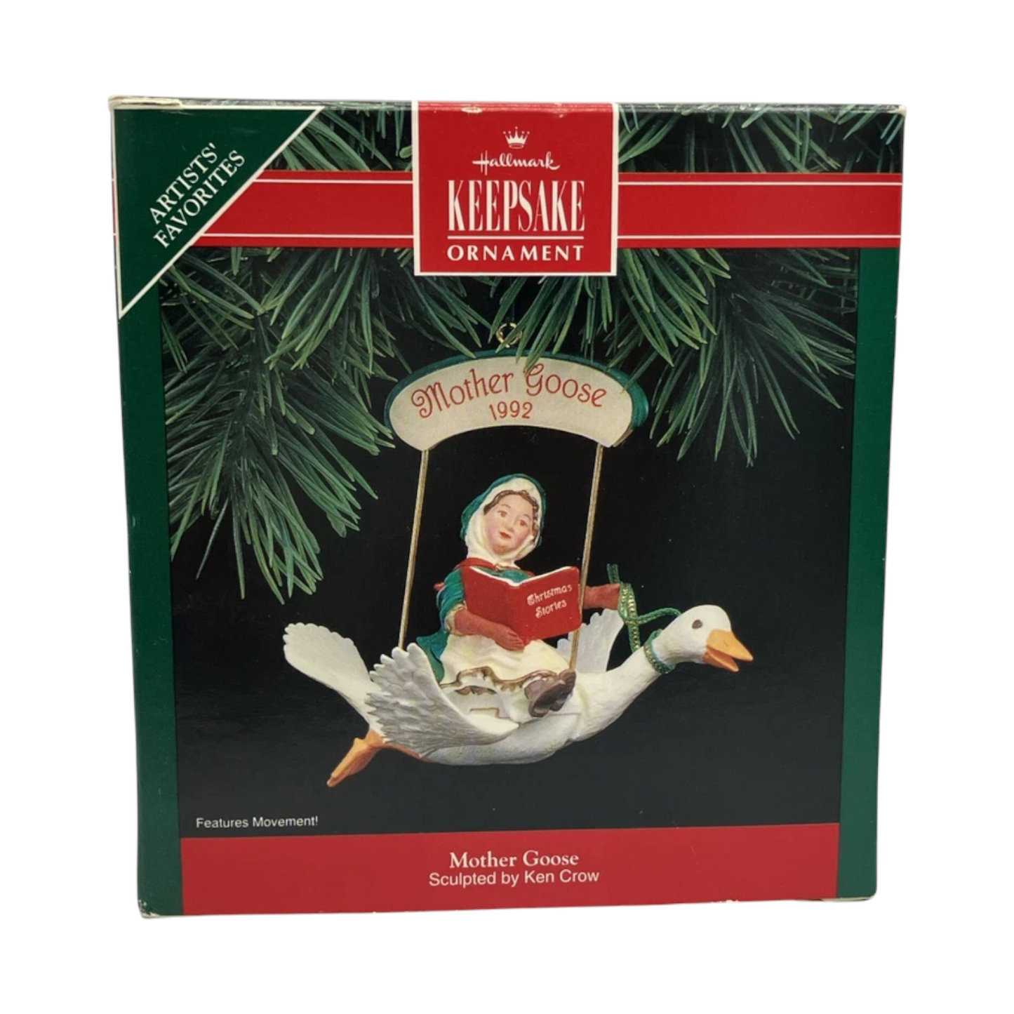 1992 Mother Goose Hallmark Ornament (Animal) QX4984