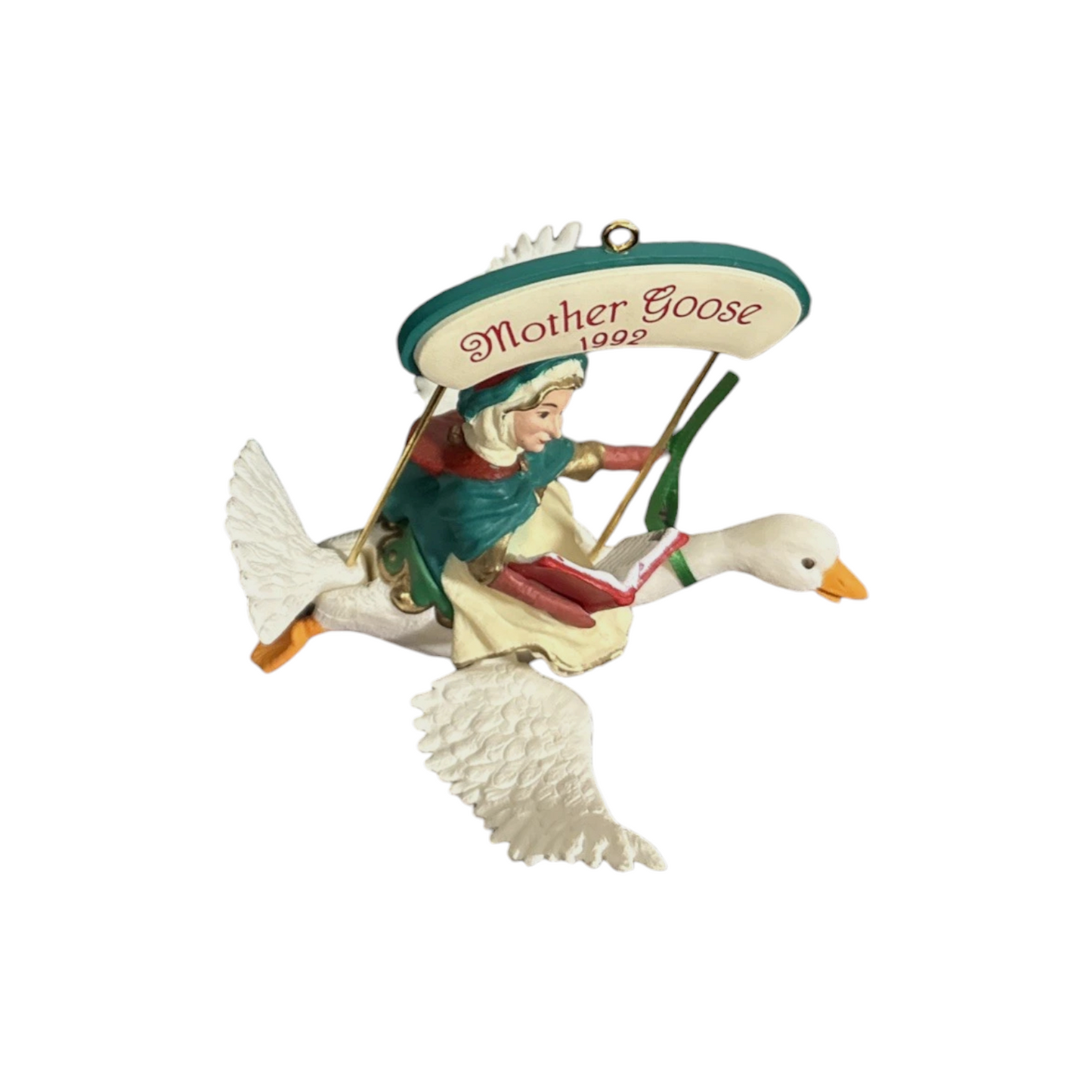 1992 Mother Goose Hallmark Ornament (Animal) QX4984