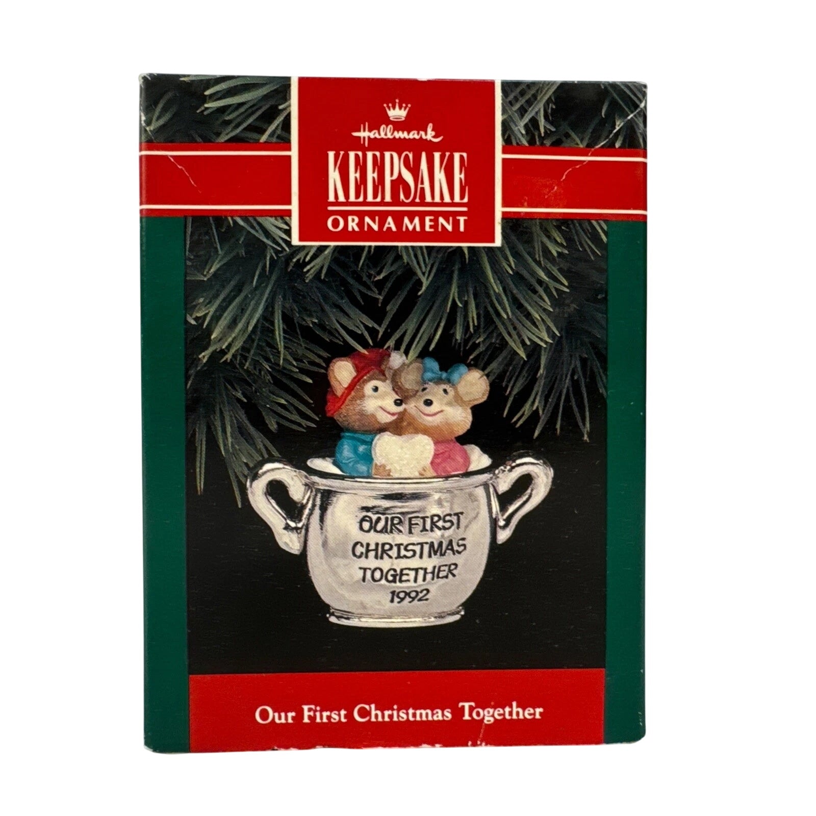 1992 Our First Christmas Together Hallmark Ornament (Our Christmas Together) QX5061