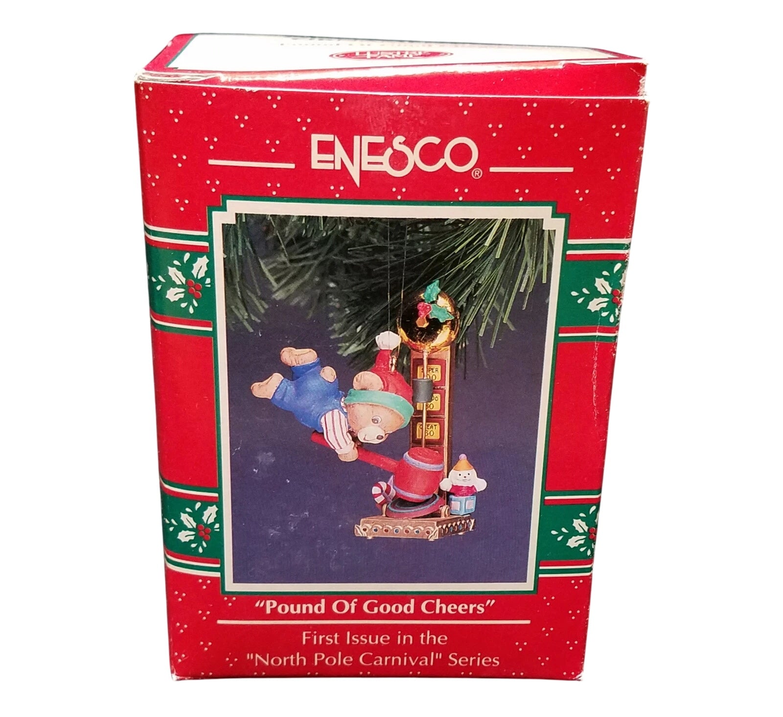 1992 Pound of Good Cheers - North Pole Carnival Enesco Ornament (North Pole Countdown) 582034 582034