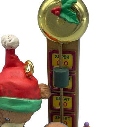 1992 Pound of Good Cheers - North Pole Carnival Enesco Ornament (North Pole Countdown) 582034 582034