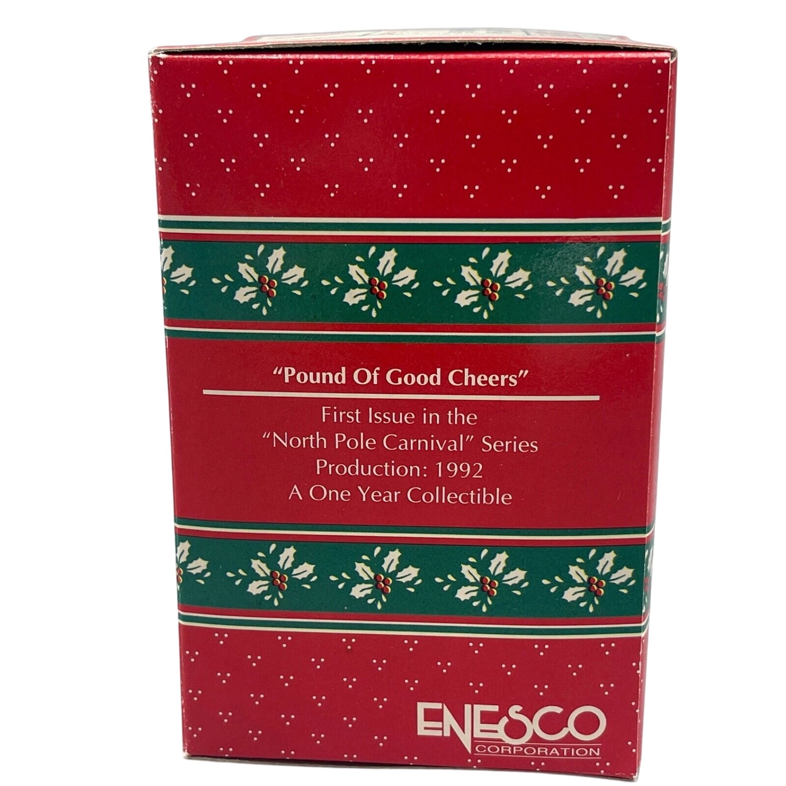 1992 Pound of Good Cheers - North Pole Carnival Enesco Ornament (North Pole Countdown) 582034 582034