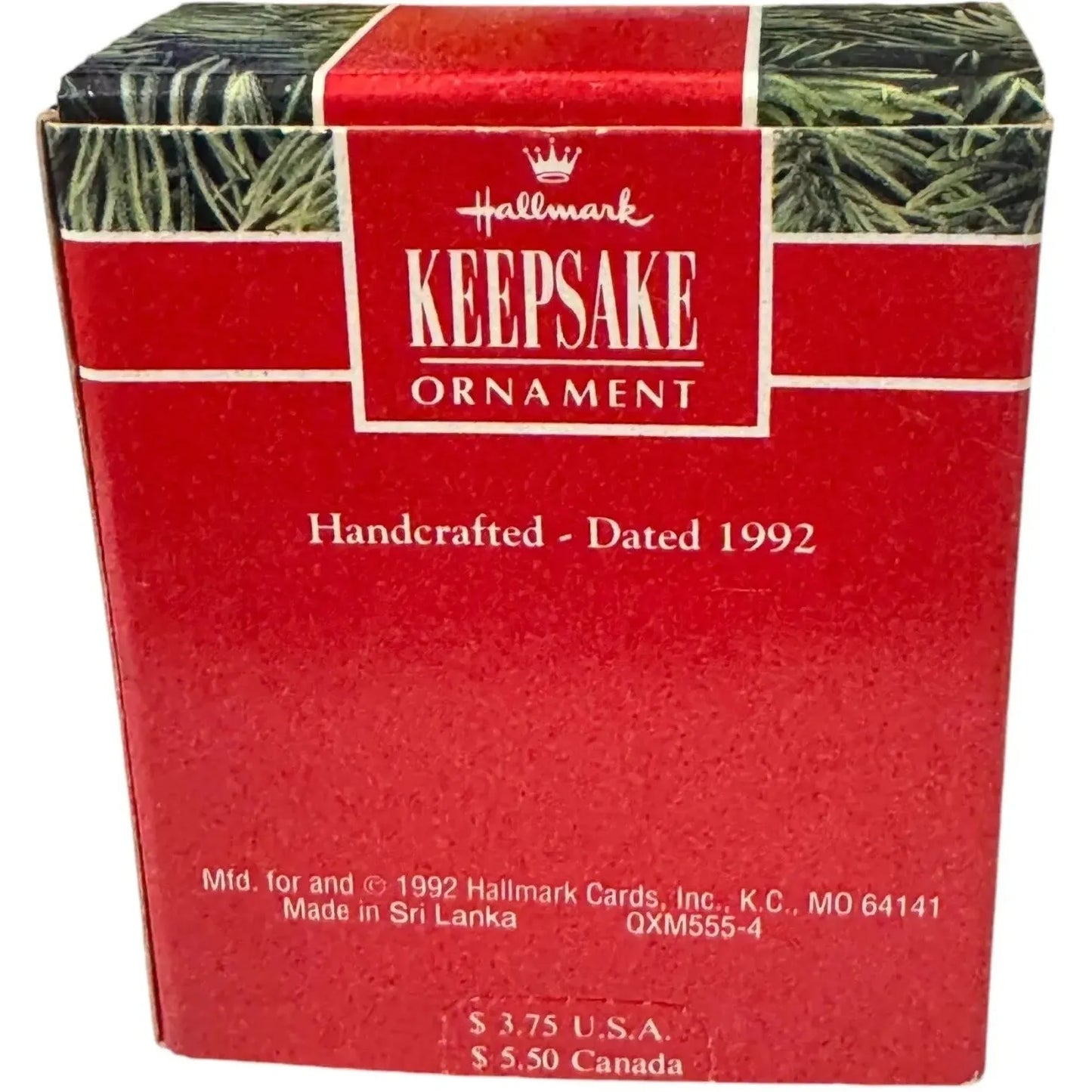 1992 Snug Kitty Hallmark Ornament (Kitten) QXM5554