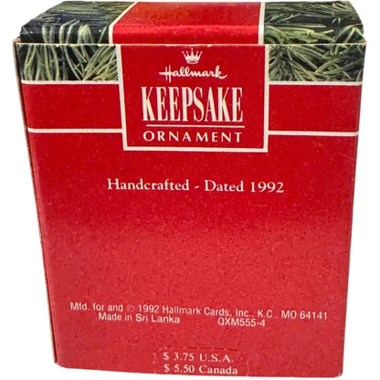 1992 Snug Kitty Hallmark Ornament (Kitten) QXM5554