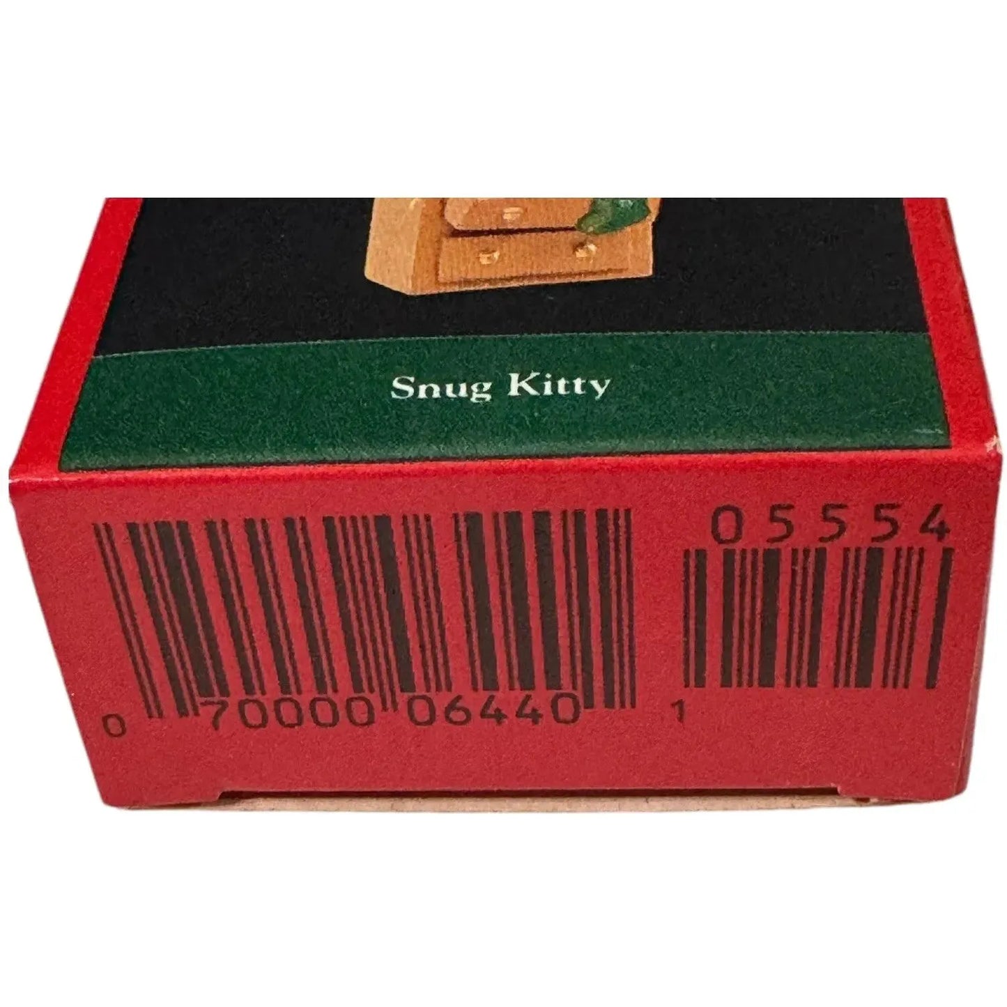 1992 Snug Kitty Hallmark Ornament (Kitten) QXM5554