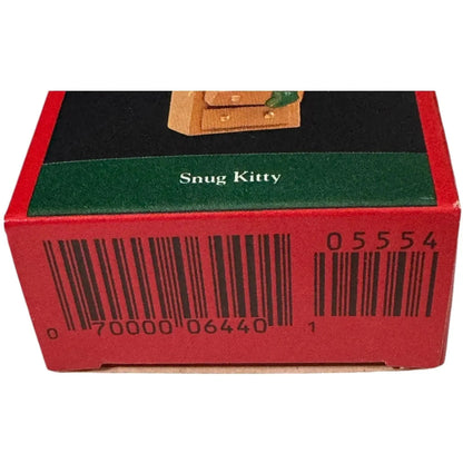 1992 Snug Kitty Hallmark Ornament (Kitten) QXM5554